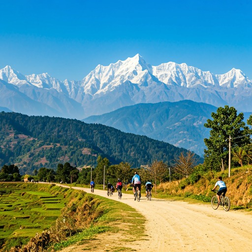 Kathmandu to Dhulikhel Mountain Biking Adventure
